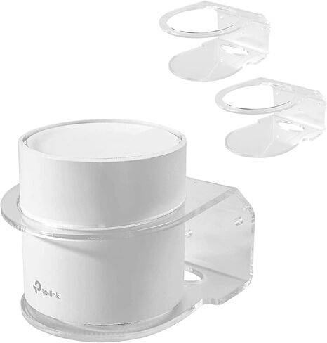 حامل تثبيت على الحائط لجهاز TP-Link Deco X20/X55/Pro/X60/X68 WiFi 6 شبكة WiFi (AX1800/AX3000/AX3600) نظام WiFi منزلي بالكامل، حامل تثبيت على الحائط متين وسهل الحركة وموفر للمساحة (عبوتان) in Kuwait
