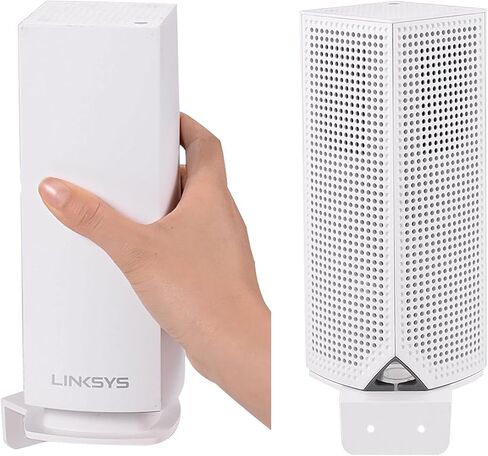 Koroao Wall Mount Holder for Linksys Velop Tri-Band AC2000/AC6600/AC4400/AC2200 Whole Home WiFi Mesh System by Koroao, Linksys Velop Mesh Router Holder (1 Pack) in Saudi Arabia