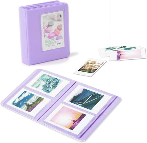 Leebotree Instant Mini 12 Camera Accessories Compatible with Fujifilm Instax Mini 12 Camera Include Case/Album/Wall Hang Frames/Film Frames/Border Stickers/Corner Stickers (Lilac Purple) in Saudi Arabia