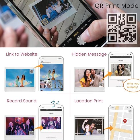 Fujifilm Instax Link Wide Printer Ash White + Twin Pack Film + Cloth in Saudi Arabia