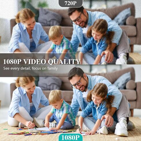 WiFi USB Charger Hidden Camera,1080P Mini Video Recording, Motion Detection, APP Remote View - Indoor Security Spy Camera with 5-Port USB Charging Station, Secret Nanny Cam for Home/Office, No Audio in Saudi Arabia