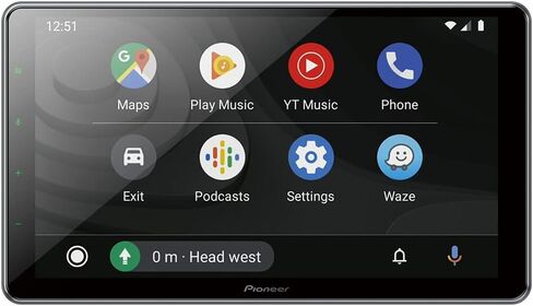 Pioneer DMH-WT86NEX 1-DIN 10.1" Car Stereo, Wired and Wireless Apple CarPlay/Android Auto, Adjustable Angle Floating Touchscreen, Maestro & SiriusXM Ready, HD Radio, Bluetooth, Hi-Res Audio USB Input in Saudi Arabia