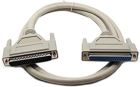 Dahszhi 1.5M/5Ft DB37 37Pin Male to Female Serial Port Extend DATA Cable Cord Printer in Saudi Arabia