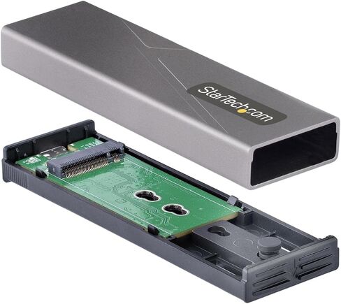 حاوية StarTech.com USB-C 10Gbps M.2 NVMe PCIe SSD - حافظة M.2 PCIe M-Key خارجية متينة من الألومنيوم بتصنيف IP67 - قراءة/كتابة بسرعة 1 جيجابايت/ثانية - تدعم 2230/2242/2260/2280 - متوافقة مع TB3 - Mac/ الكمبيوتر الشخصي (M2E1BRU31C) in Saudi Arabia