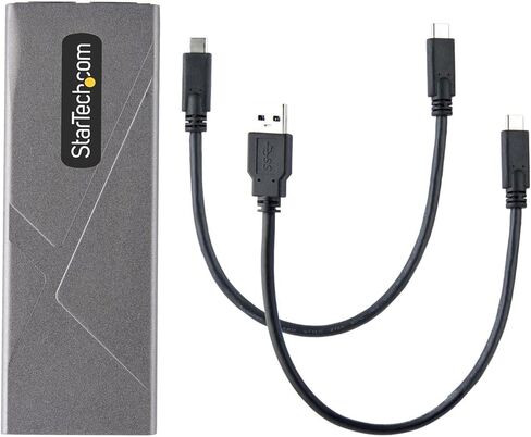 حاوية StarTech.com USB-C 10Gbps M.2 NVMe PCIe SSD - حافظة M.2 PCIe M-Key خارجية متينة من الألومنيوم بتصنيف IP67 - قراءة/كتابة بسرعة 1 جيجابايت/ثانية - تدعم 2230/2242/2260/2280 - متوافقة مع TB3 - Mac/ الكمبيوتر الشخصي (M2E1BRU31C) in Saudi Arabia