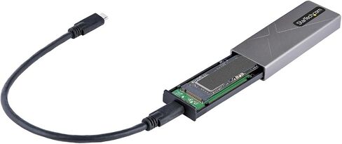 حاوية StarTech.com USB-C 10Gbps M.2 NVMe PCIe SSD - حافظة M.2 PCIe M-Key خارجية متينة من الألومنيوم بتصنيف IP67 - قراءة/كتابة بسرعة 1 جيجابايت/ثانية - تدعم 2230/2242/2260/2280 - متوافقة مع TB3 - Mac/ الكمبيوتر الشخصي (M2E1BRU31C) in Saudi Arabia