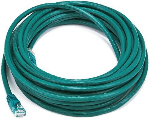 كابل شبكة إيثرنت عارية من النحاس من مونوبرايس 0.5FT 24AWG Cat6 550MHz - أسود in Kuwait