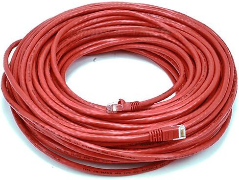 كابل شبكة إيثرنت عارية من النحاس من مونوبرايس 0.5FT 24AWG Cat6 550MHz - أسود in Kuwait