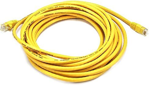 كابل شبكة إيثرنت عارية من النحاس من مونوبرايس 0.5FT 24AWG Cat6 550MHz - أسود in Kuwait