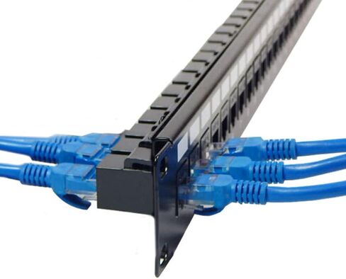Tedgetal Cat6 Keystone Coupler RJ45 Ethernet Jack Insert 10 Pack Coupler Female to Female Inline Extender, Black in Kuwait