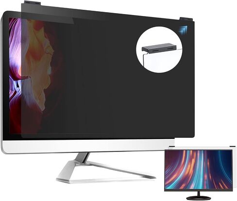 Verponity Computer Privacy Screen Filter 21.5 Inch, 9H Hardness Hanging Computer Screen Privacy Shield Compatible with 16:9 Widescreen Monitor, Eye Protection and Blue Light Blocks……… in Kuwait