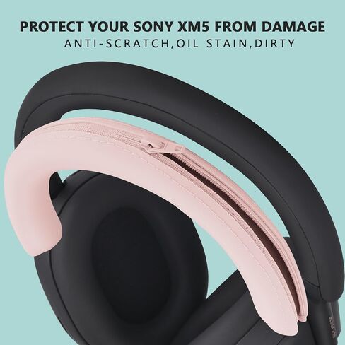 غطاء حماية من السيليكون لهاتف سوني WH-1000XM5، غطاء حماية لسماعات الرأس اللاسلكية Sony xm5، أزرق داكن in Kuwait