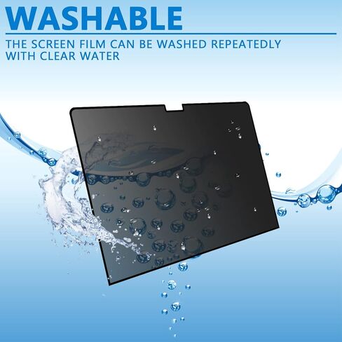 Halloive Privacy Screen MacBook pro 16 inch 2021,Removable Privacy Screen Filter for New MacBook Pro 16.2 inchs M1 Pro/Max (A2485),-Anti-Spy/Anti Fingerprint/Anti Blue Light/Anti-Glare/Bubble Free in Kuwait