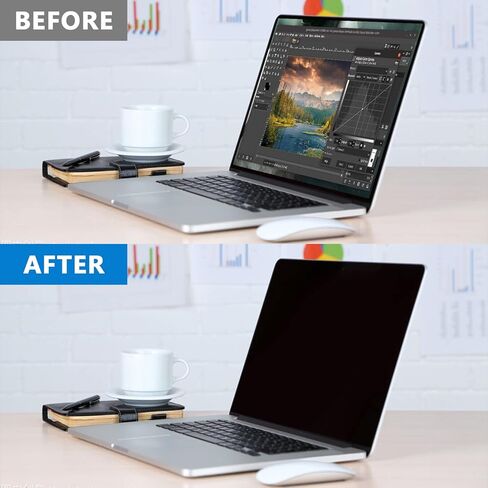 Halloive Privacy Screen MacBook pro 16 inch 2021,Removable Privacy Screen Filter for New MacBook Pro 16.2 inchs M1 Pro/Max (A2485),-Anti-Spy/Anti Fingerprint/Anti Blue Light/Anti-Glare/Bubble Free in Kuwait