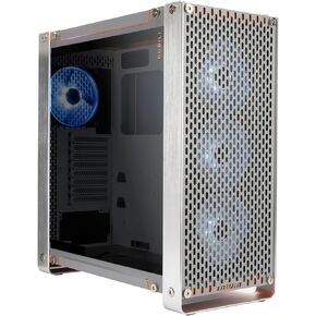 InWin Dubili Full Tower Gaming Chassis (iBuildiShare Series) w/Preinstall ARGB Fan x 4 (Champagne Gold) in Kuwait