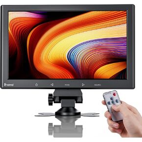شاشة Eyoyo صغيرة HDMI - شاشة صغيرة 8 بوصة 1024x768 IPS شاشة عرض مع جهاز تحكم عن بعد ومكبرات صوت تدعم HDMI VGA AV BNC مدخلات شاشة أمان للكمبيوتر الشخصي وكاميرا الكمبيوتر المحمول Raspi CCTV in Kuwait