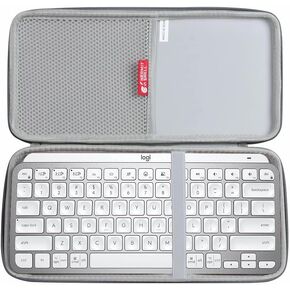 Hermitshell Hard Travel Case for Logitech MX Keys Mini Minimalist Wireless Illuminated Keyboard (Rose Gold + Pink)