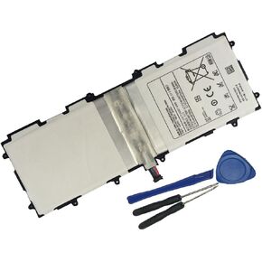 Tesurty Replacement Battery for Galaxy Tab 2 10.1" WiFi Gt-n8010 Gt-n8013 GT-P5100 GT-P5110 Gt-p5113 Gt-p5113ts Sch-i905 Tablet in Kuwait