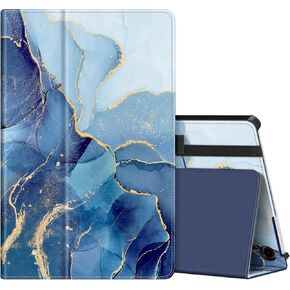 حافظة Fintie Folio لجهاز Amazon Fire Max 11 (الجيل الثالث عشر، إصدار 2023) - غطاء حامل قابل للطي من الجلد النباتي الفاخر ذو المقاس النحيف لجهاز Fire 11 Max Tablet مع خاصية النوم/الاستيقاظ التلقائي، أسود in Kuwait