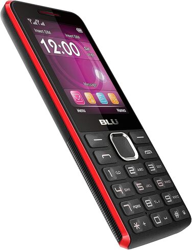 BLU Tank II T193 Unlocked GSM Dual-SIM Cell Phone w/Camera and 1900 mAh Big Battery - Unlocked Cell Phones - Retail Packaging (Red) in Kuwait