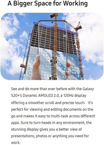 Samsung Galaxy S20 Plus 5G 128GB Aura Blue (Renewed) in Saudi Arabia
