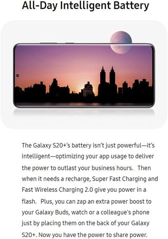 Samsung Galaxy S20 Plus 5G 128GB Aura Blue (Renewed) in Saudi Arabia