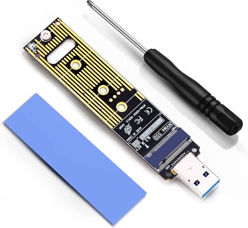 زيكسمتي محول M.2 NVMe USB 3.1 بريميوم ام-كي M.2 NVMe الى بطاقة USB عالي الاداء 10 جيجابايت في الثانية USB 3.1 الجيل الثاني يدعم شريحة 2230 2242 2260 2280 SSD in Kuwait