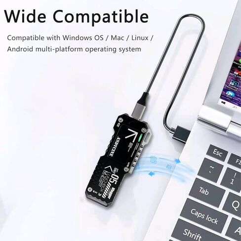 حافظة ANDYCINE Lunchbox V M.2 SSD NVME&SATA M.2 مع منفذ USB-C ورقائق RTL9210B متوافقة مع الكاميرا المختارة وأجهزة الكمبيوتر والهاتف المحمول والكمبيوتر المحمول (اللون الأحمر) in Kuwait