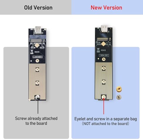 حافظة ANDYCINE Lunchbox V M.2 SSD NVME&SATA M.2 مع منفذ USB-C ورقائق RTL9210B متوافقة مع الكاميرا المختارة وأجهزة الكمبيوتر والهاتف المحمول والكمبيوتر المحمول (اللون الأحمر) in Kuwait