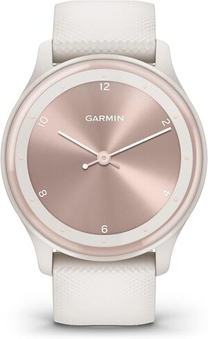 Garmin vivomove Sport, Hybrid Smartwatch, Health and Wellness Features, Touchscreen, Cocoa in Kuwait