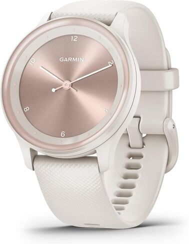 Garmin vivomove Sport, Hybrid Smartwatch, Health and Wellness Features, Touchscreen, Cocoa in Kuwait