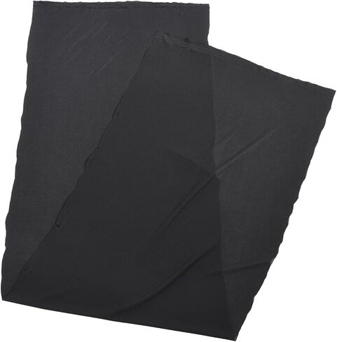 Byged 170x50 سم قماش شبكة مكبر الصوت، قماش قماش مكبر الصوت الأسود، غطاء واقي مقاوم للغبار لمكبرات الصوت المنزلية، مكبرات الصوت الكبيرة (أسود) in Kuwait