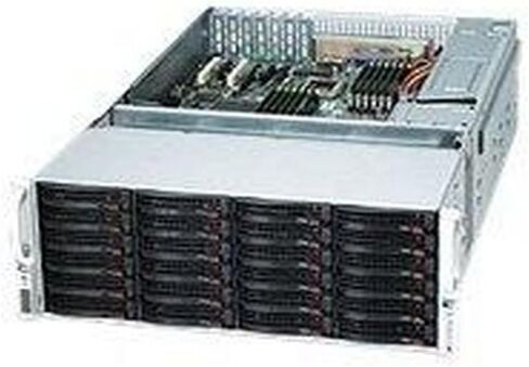 هيكل خادم سوبرمايكرو 1400 وات 4U Rackmount CSE-847E16-R1400LPB أسود in Kuwait
