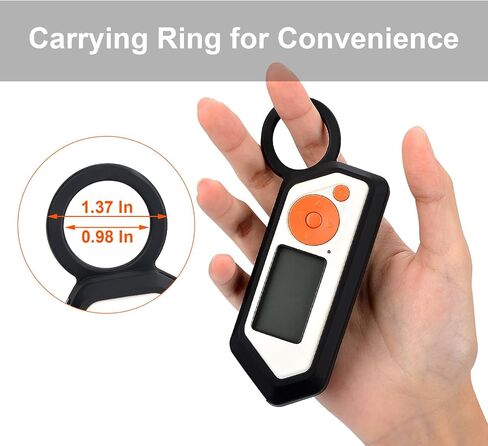 Healvaluefit Silicone Protective Case for Flipper Zero with Carrying Ring, Soft Protector Case Cover for Flipper Zero, Great for Hackers - White in Kuwait