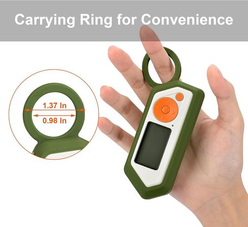 Healvaluefit Silicone Protective Case for Flipper Zero with Carrying Ring, Soft Protector Case Cover for Flipper Zero, Great for Hackers - White in Kuwait