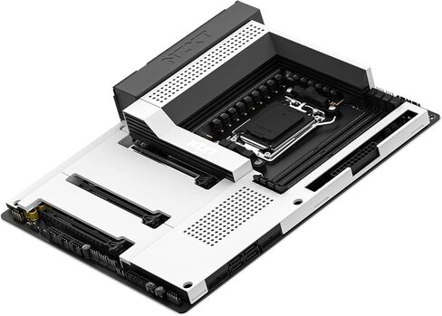 NZXT N7 B650E - N7-B65XT-B1 - مجموعة شرائح AMD B650 (تدعم وحدات المعالجة المركزية AMD 7000 Series) - اللوحة الأم للألعاب ATX - درع الإدخال/الإخراج الخلفي المدمج - اتصال Wifi 6 - أسود in Kuwait