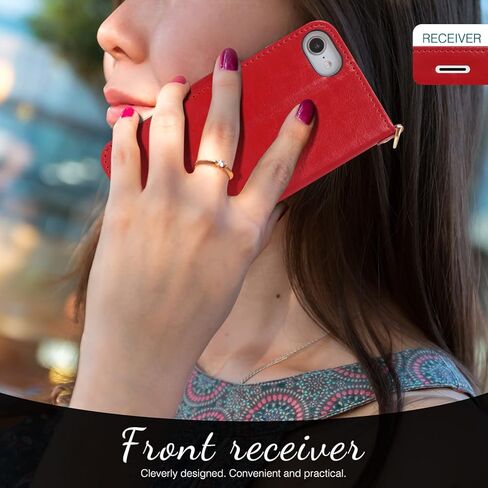 FYY Designed for iPhone SE Case 2022 (3rd Gen) / 2020 (2nd Gen) / 7 / 8 , Luxury PU Leather Wallet Phone Case with Card Holder Flip Kickstand Cover Rose Gold in Kuwait