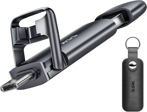 SSK 2TB External USB SSD,Super Fast 550MB/s 2-in-1 Dual Drive USB Type C+ USB A 3.2 Gen2 Solid State Thumb Drive Data Storage for iPhone 15/PS4/PS5/Android Phone/Tablet/Windows/Mac in Kuwait