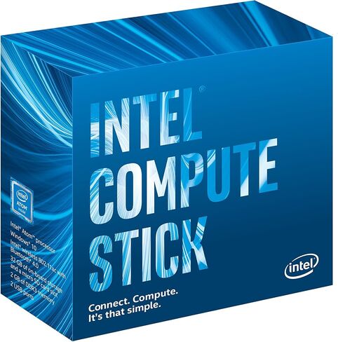 Intel Compute Stick CS125 Computer with Intel Atom x5 Processor and Windows 10 (BOXSTK1AW32SC),Black in Saudi Arabia