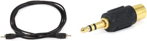 كابل ذكر مونوبرايس 6ft RCA لقناة واحدة - أسود in Kuwait