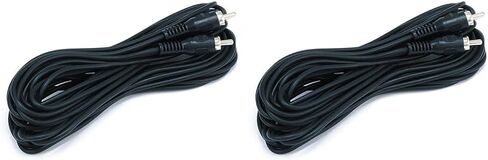 كابل ذكر مونوبرايس 6ft RCA لقناة واحدة - أسود in Kuwait