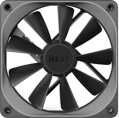 NZXT مروحة ايه اي ار اف - RF-AF140-B1-140 ملم - شفرات مروحة مصممة بشكل جناح - محامل ديناميكية سائلة - مراوح تدفق هواء بي دبليو ام - مروحة كمبيوتر للالعاب in Saudi Arabia