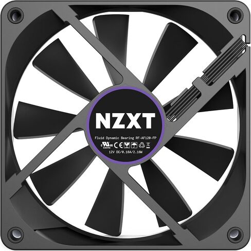 NZXT مروحة ايه اي ار اف - RF-AF140-B1-140 ملم - شفرات مروحة مصممة بشكل جناح - محامل ديناميكية سائلة - مراوح تدفق هواء بي دبليو ام - مروحة كمبيوتر للالعاب in Saudi Arabia