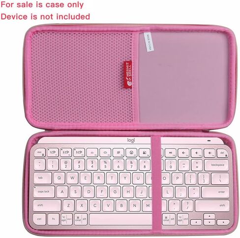 حقيبة سفر صلبة من Hermitshell للوحة المفاتيح Logitech MX Keys Minimalist اللاسلكية المضيئة (ذهبي وردي + وردي) in Kuwait