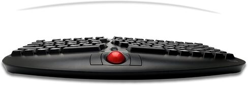 Adesso WKB-3150UB - Wireless Ergonomic Keyboard with Built-in Removable Trackball and Scroll Wheel, Split Key, Long Battery Life, Small and Portable -Compatible for Laptop/Desktop/PC/Windows XP/7/8/10 in Saudi Arabia