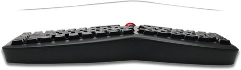 Adesso WKB-3150UB - Wireless Ergonomic Keyboard with Built-in Removable Trackball and Scroll Wheel, Split Key, Long Battery Life, Small and Portable -Compatible for Laptop/Desktop/PC/Windows XP/7/8/10 in Saudi Arabia