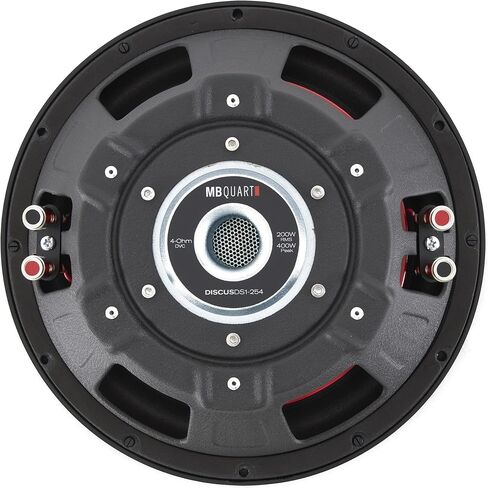 2 MB Quart DS1 254 800 Watt 4 Ohm 10 inches Shallow, Slim, Subwoofers, Car, Truck, DVC, RMS 400 Watts per Subs, Durable Powder Coat in Saudi Arabia