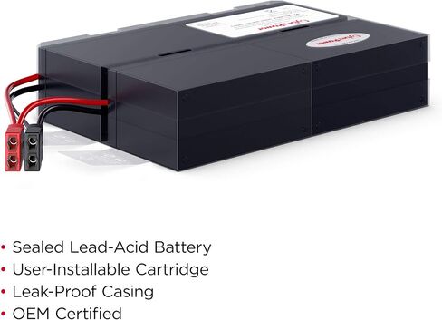 CyberPower RB1270X4J UPS Replacement Battery Cartridge, Maintenance-Free, User Installable, 12V/7Ah in Saudi Arabia