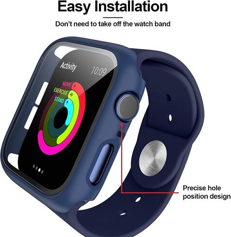 6 Pack for Apple Watch 44mm SE 6/5/4 Case with Screen Protector in Saudi Arabia