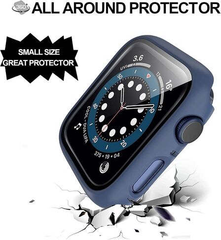 6 Pack for Apple Watch 44mm SE 6/5/4 Case with Screen Protector in Saudi Arabia
